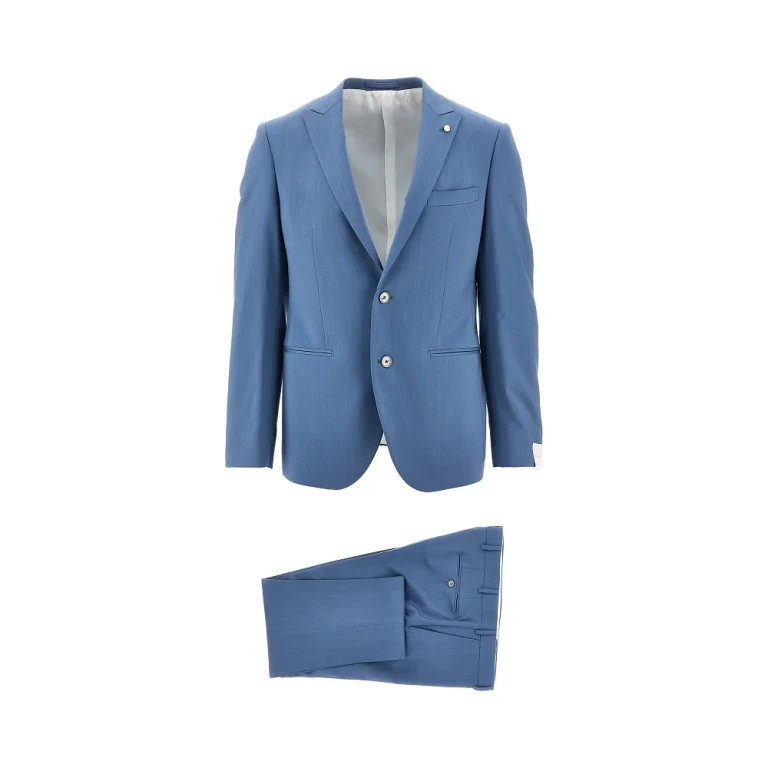 Stretch light wool suit Man 52
