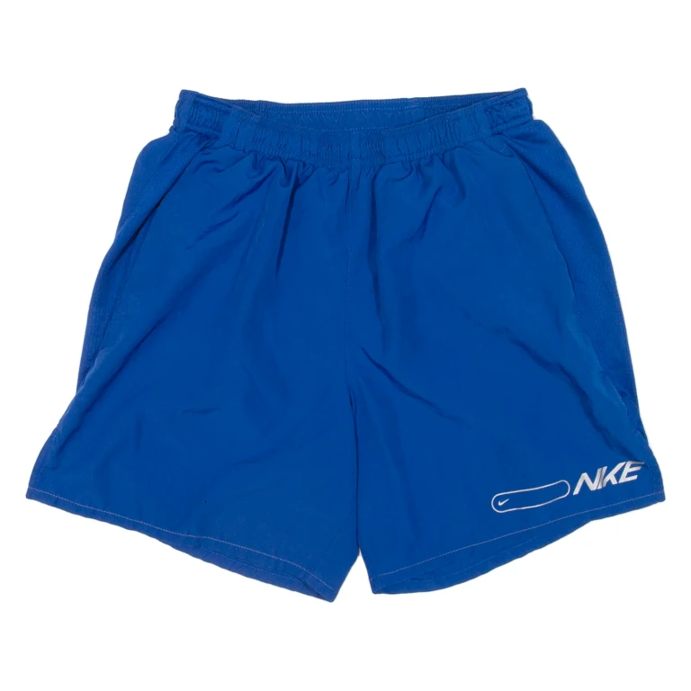 NIKE Womens Sports Shorts Blue Relaxed M W26