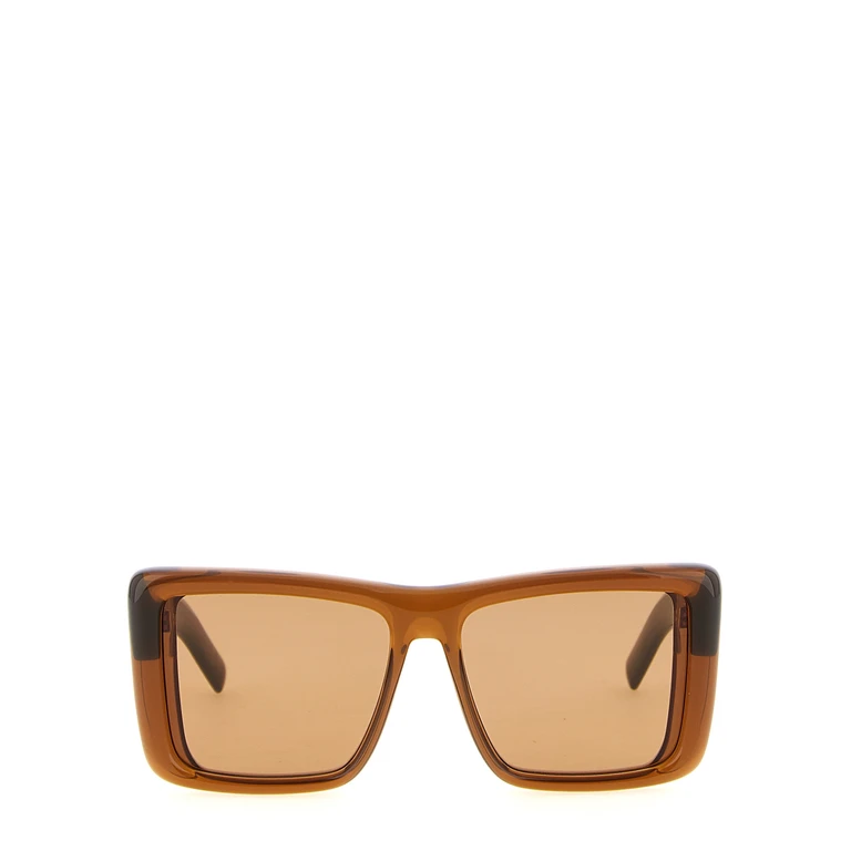 Saint Laurent Brown Acetate Sunglasses - Women