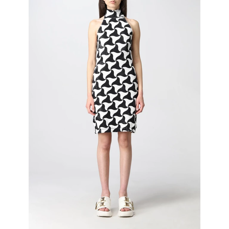dress with wavy triangle dress (688937V1N601069)