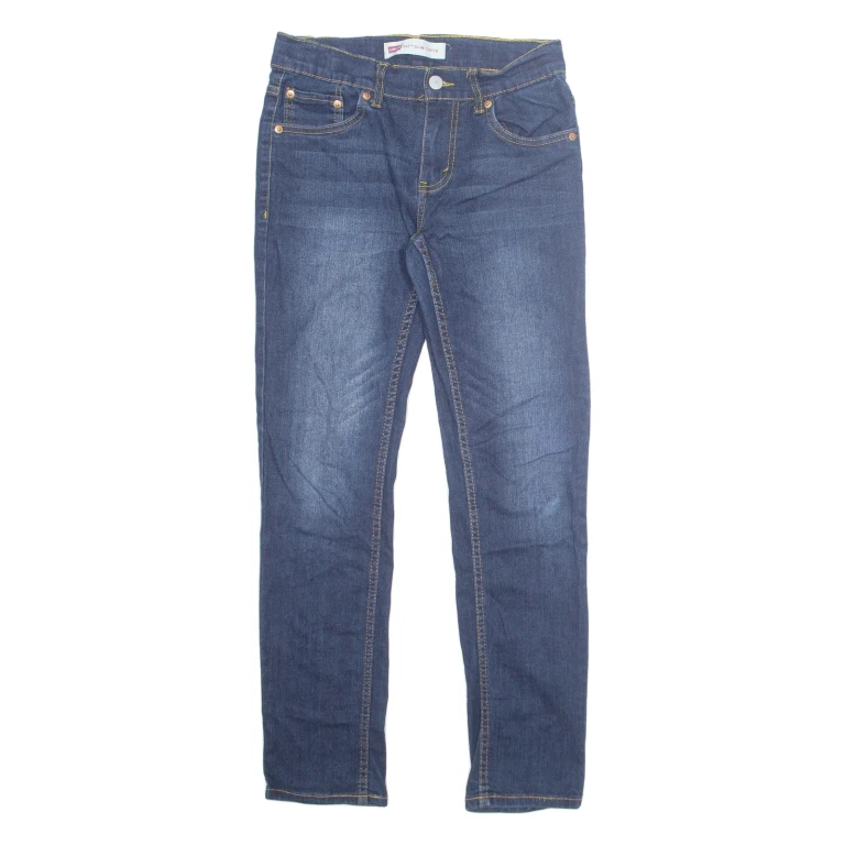LEVI'S 512 Womens Jeans Blue Regular Tapered Stone Wash W28 L27
