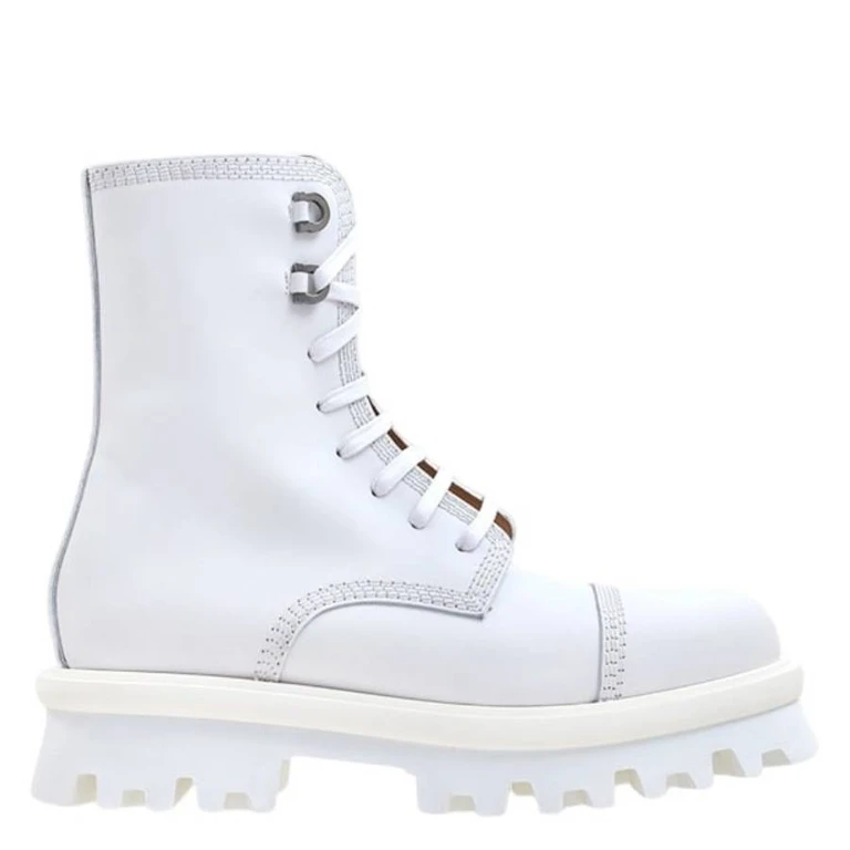 Ferragamo Faraway Chunky Combat Boots
