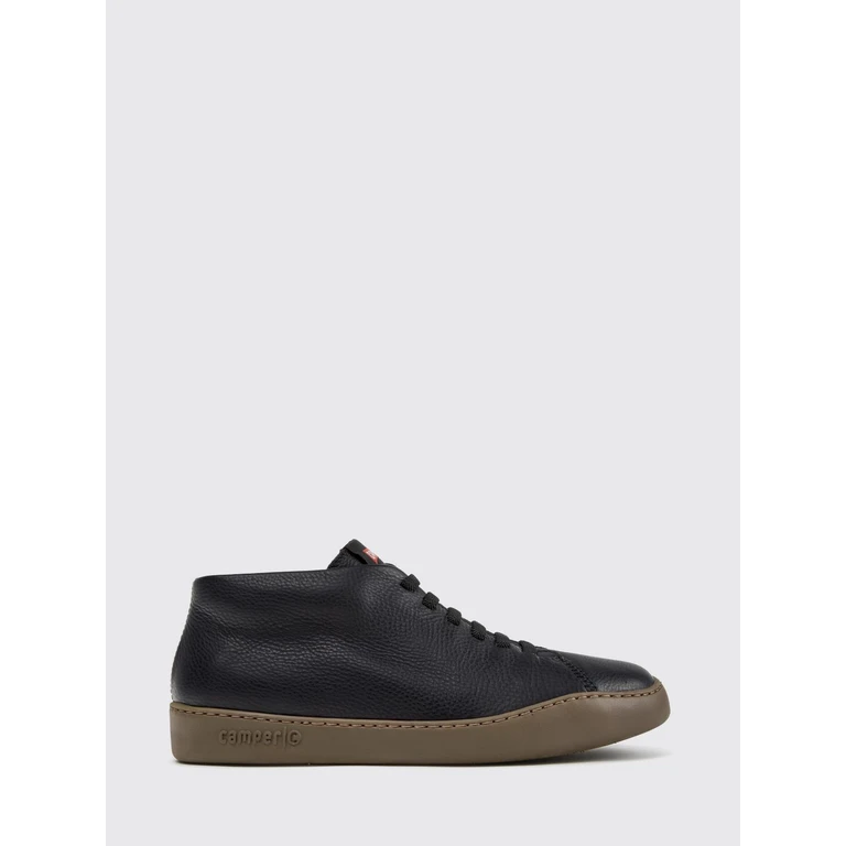 Peu Touring Mid Top Slip-On Sneakers in Natural Grain Leather (K300305-027PEUTOURING0)