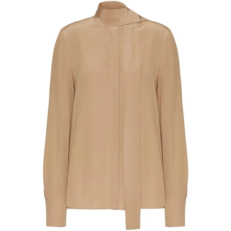 Valentino Garavani Scarf-Detail Silk Blouse