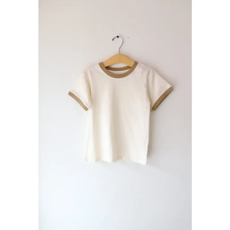 The Everyday Ringer Tee in Muted Brown