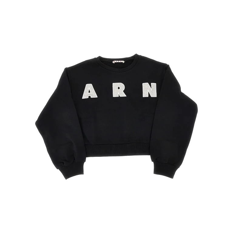 Sweat-shirt col rond Marni pour enfant avec logo 14 ans
