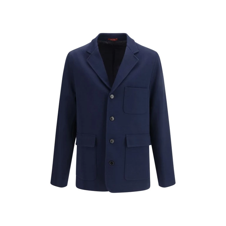 Gucci Blue Cotton Coat Clothing - Men