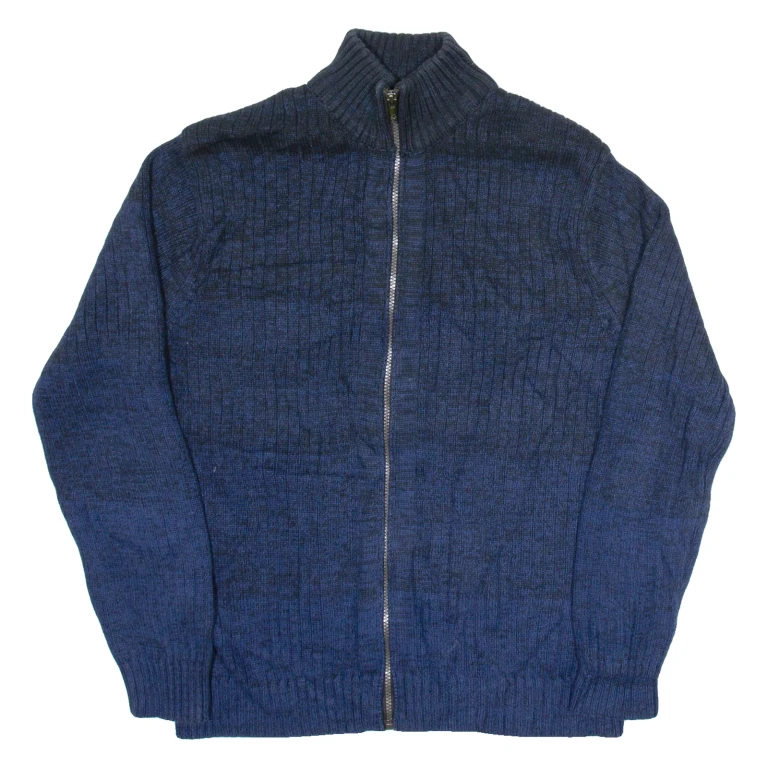 CALVIN KLEIN JEANS Mens Jumper Blue Tight Knit L