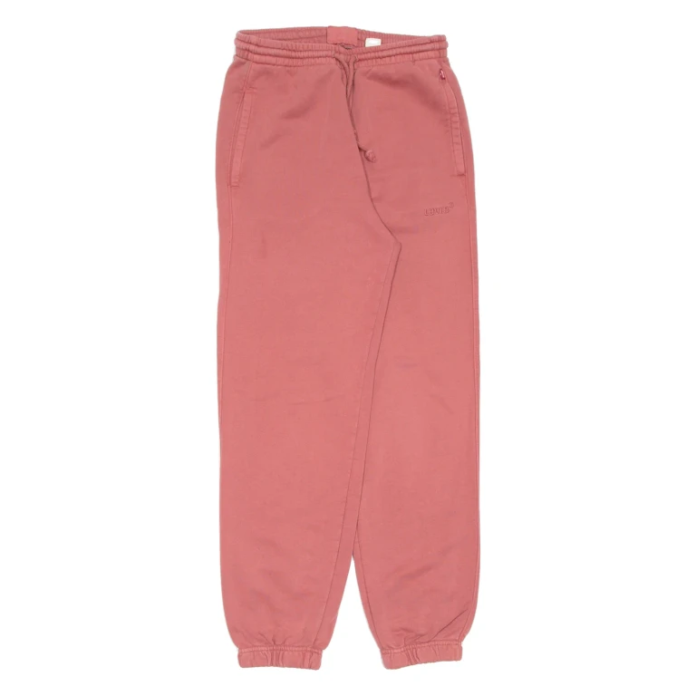 LEVI'S Womens Joggers Orange Tapered XS W27 L30