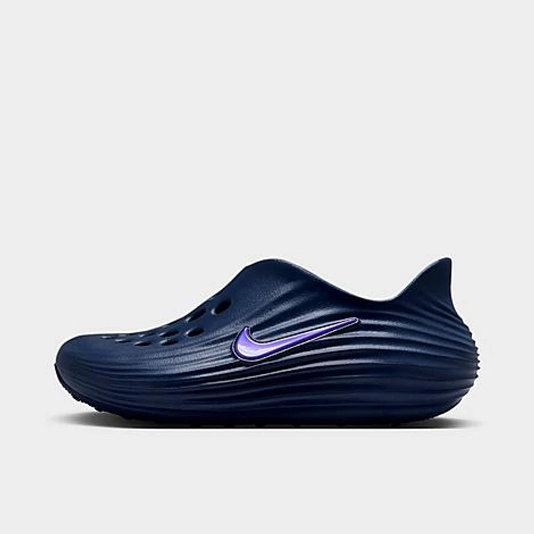 Nike Big Kids ReactX Rejuven8 Recovery Casual Shoes in Blue Void/Indigo Burst Size: 1.0