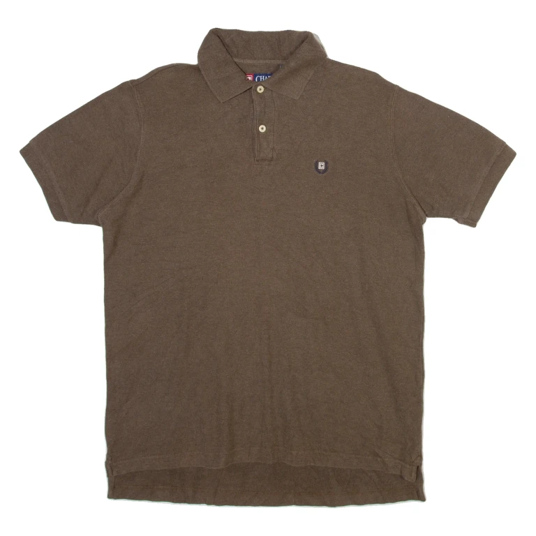 CHAPS Mens Polo Shirt Brown S