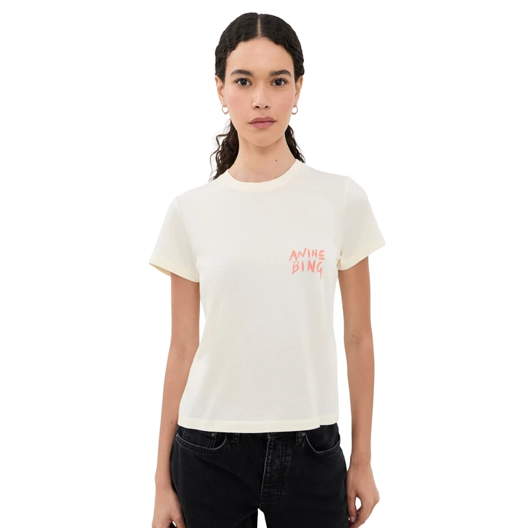 Shelley Surfer Tee Washed Buttercream XS