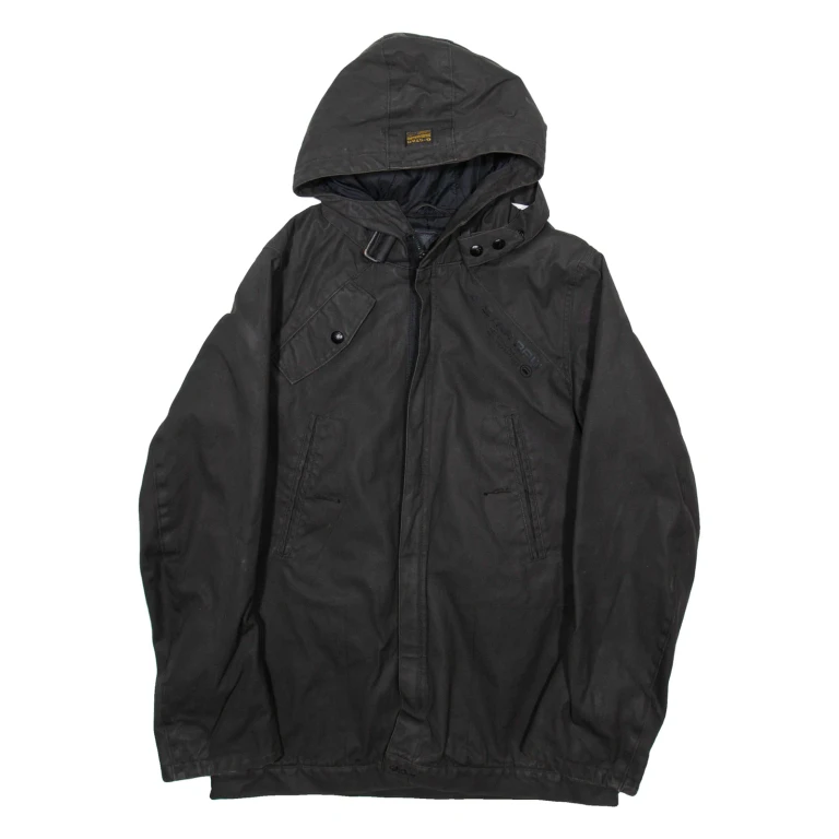 G-STAR Mens Chore Coat Brown Hooded L