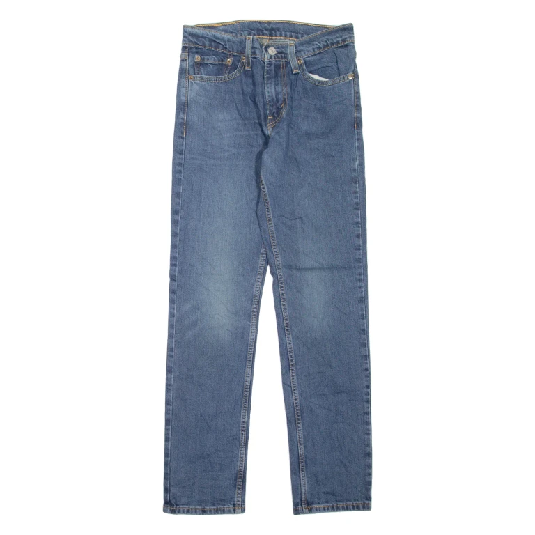 LEVI'S 511 Jeans Mens Blue Slim Straight Stone Wash W28 L30