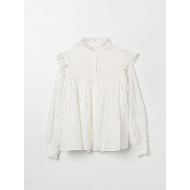 CHLOÉ Shirt Kids color White (C20197117)