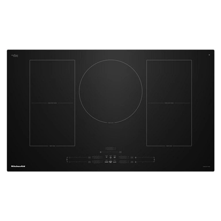 36" Temp Cook Induction Cooktop w/ 5 Cooking Zones in Black