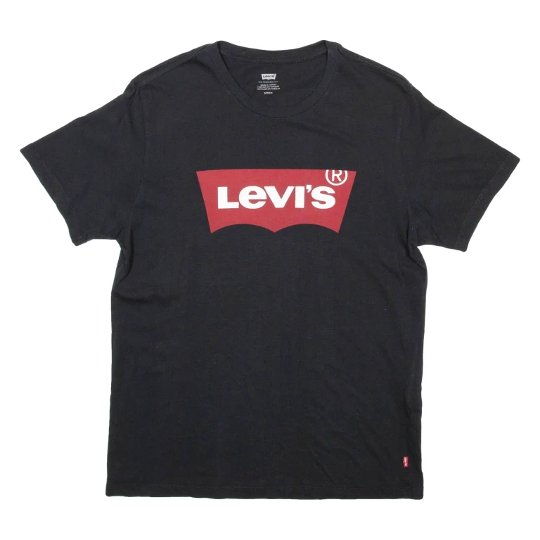 LEVI'S Mens T-Shirt Black S (JJ1-151024-5433)