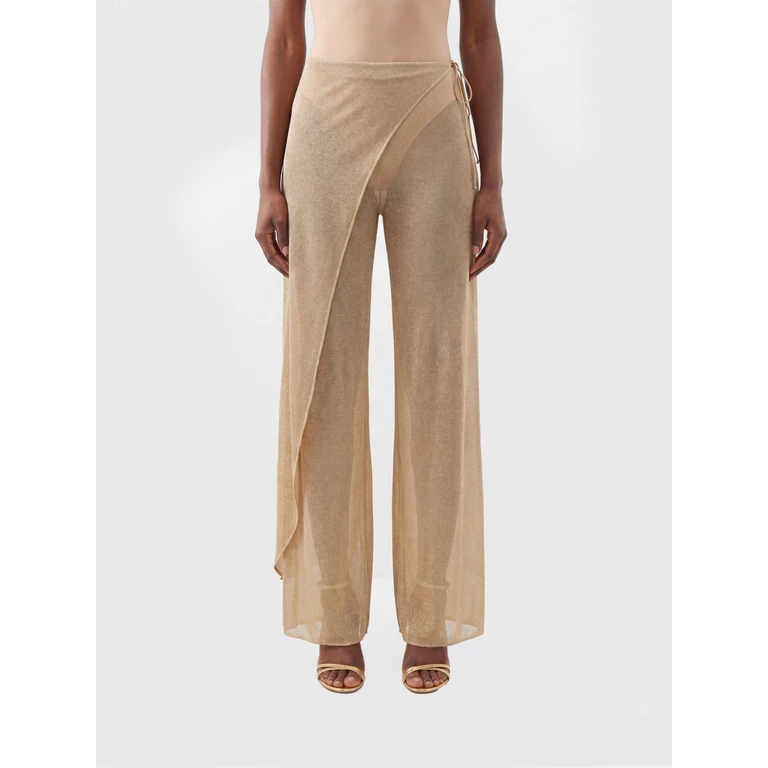OSÉREE Pants Woman color Gold (GLF268GOLD)