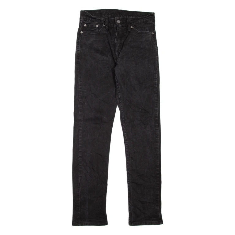 LEVI'S 511 Jeans Mens Black Slim Straight W30 L32
