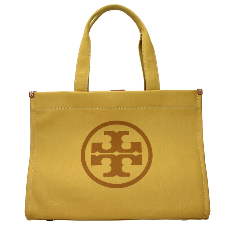 Tory Burch Yellow Fabric Shoulder Bag - Women