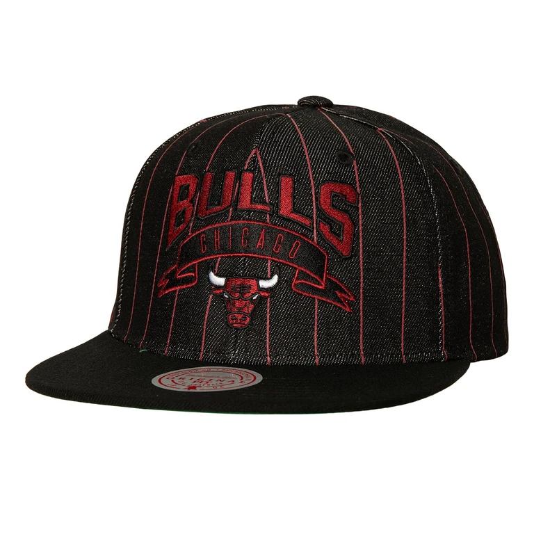 Men's NBA Dem Stripes Snapback Bulls Snapback Caps
