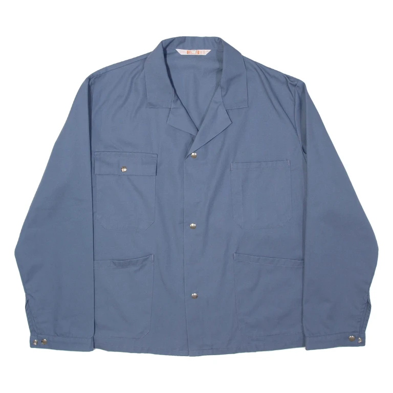 FISCHER PECHEUR Mens Chore Jacket Blue XL
