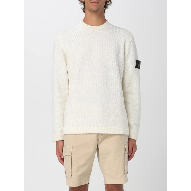 STONE ISLAND Sweater Men color Yellow Cream (5100056S00N2V0093)