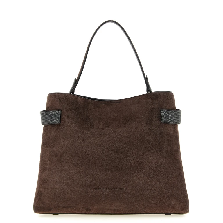 Brunello Cucinelli Brown Calfskin Handbag Bag - Women