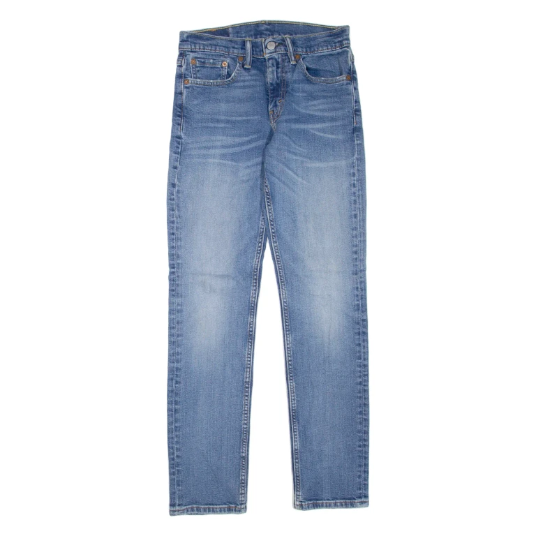LEVI'S 511 Jeans Mens Blue Slim Straight Stone Wash W28 L32