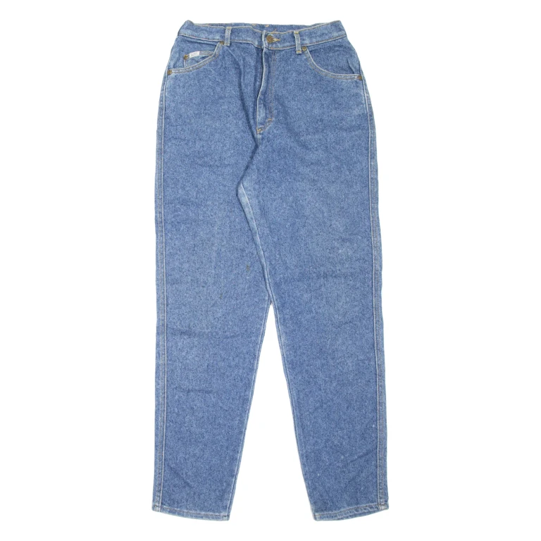 LEE Womens Jeans Blue Regular Mom 90s W28 L30