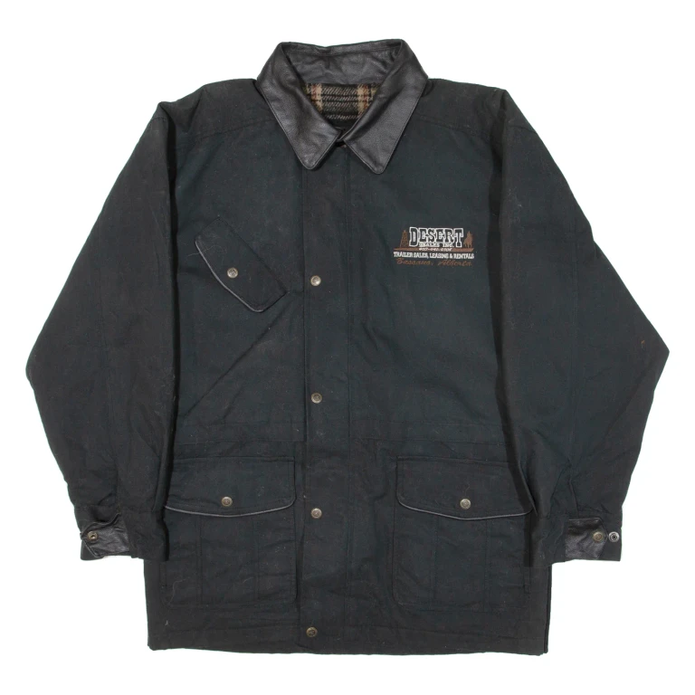 CANADA Blanket Lined Mens Jacket Black USA S