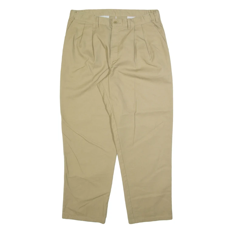 DICKIES Mens Trousers Beige Relaxed Tapered W36 L30