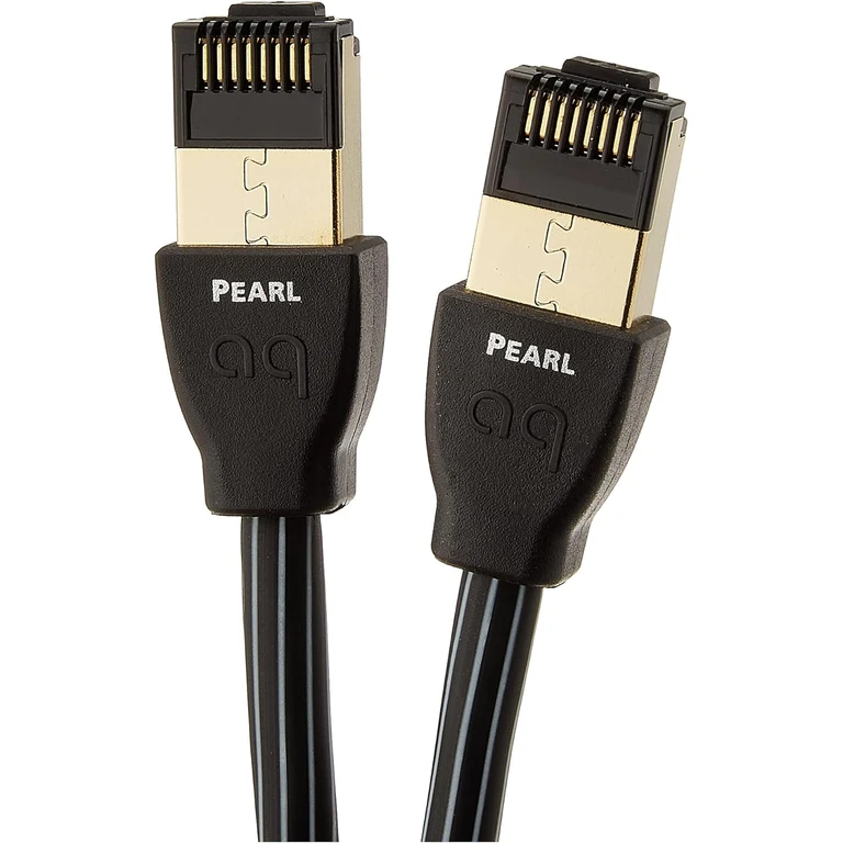 0.75 m RJ/E Pearl Cat 7 Black Networking Cable