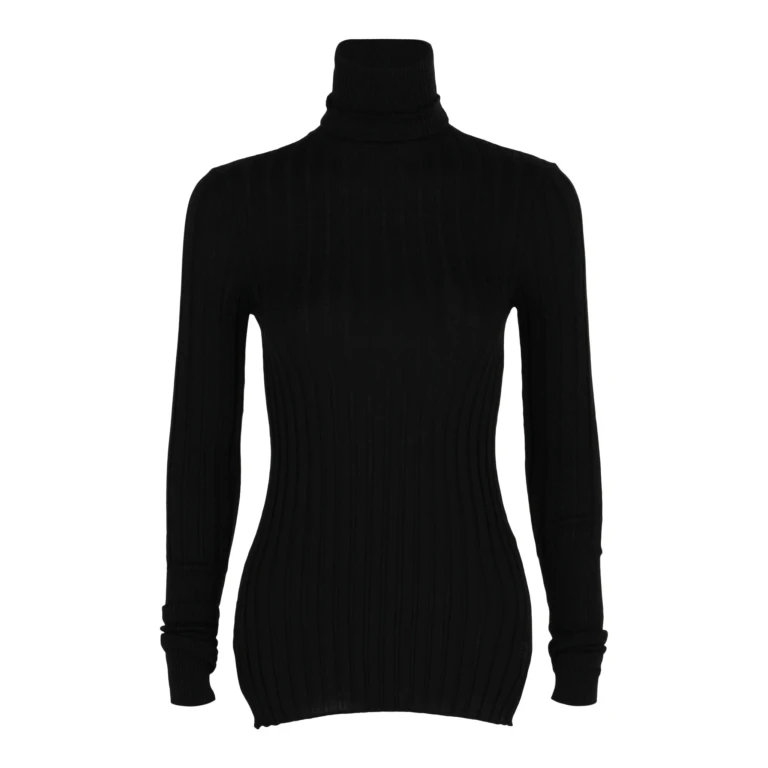 Rolled Neck Long-Sleeve Sweater