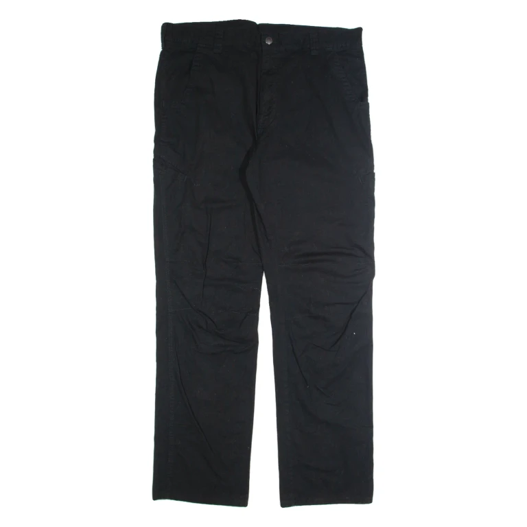 DICKIES Mens Trousers Black Regular Straight W36 L34