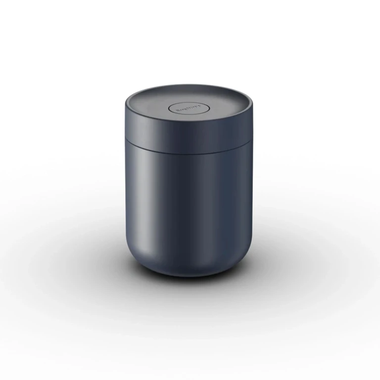 Nommie Stainless Steel 17oz Food Container, Navy