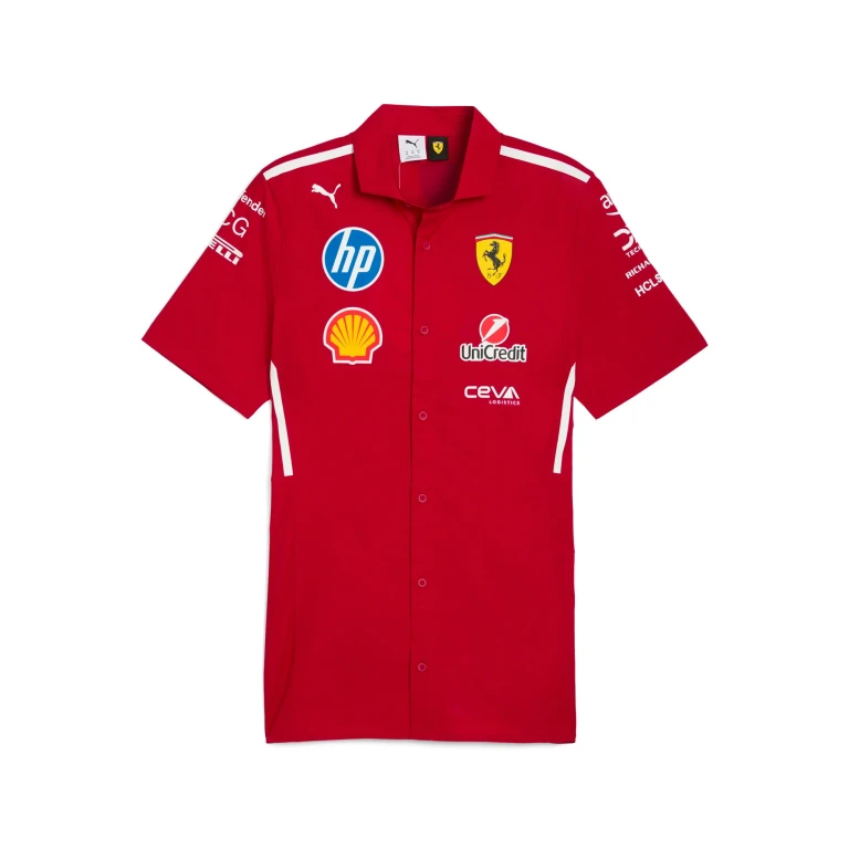 Men's Sf Scuderia Ferrari Team Shirt Shirts