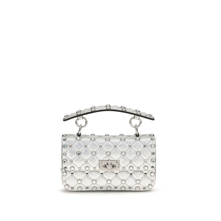 Valentino Garavani Silver Lamb Ovis Aries Handbag Bag - Women