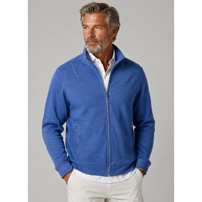 Breckenridge Full-Zip Sweatshirt - Tokyo Blue