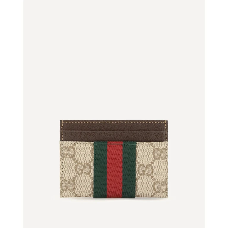 GUCCI Card Holder with Web stripe Female UNI