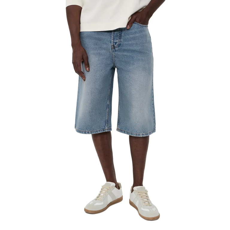 AMI Large Fit Bermuda Shorts 14 BLEU USED 32