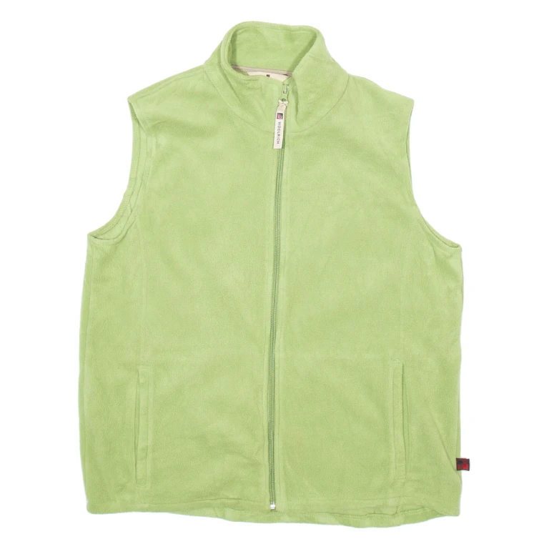 WOOLRICH Mens Fleece Jacket Green M