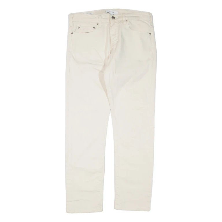 REISS Womens Trousers Beige Slim Tapered W30 L28