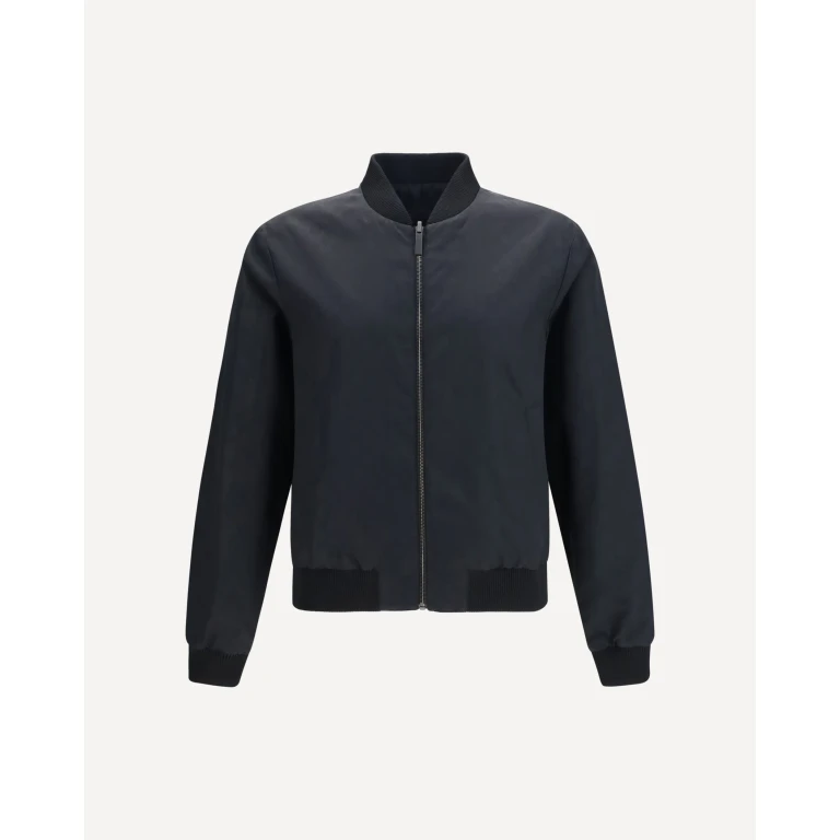 GUCCI Reversible zip Jacket in lightweight silk faille Male 48