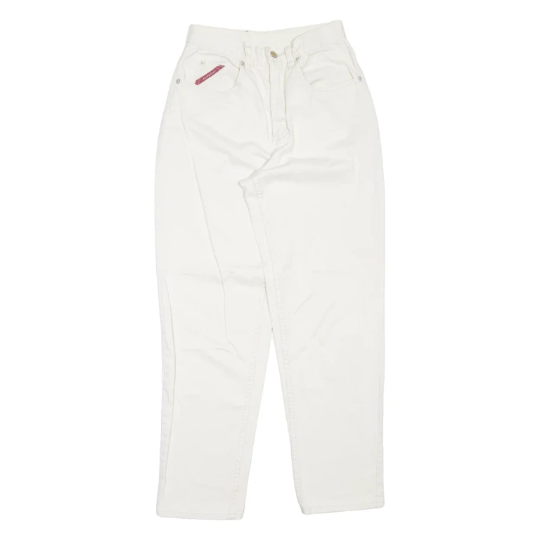 REDWOOD Womens Jeans White Regular Mom 90s W24 L29