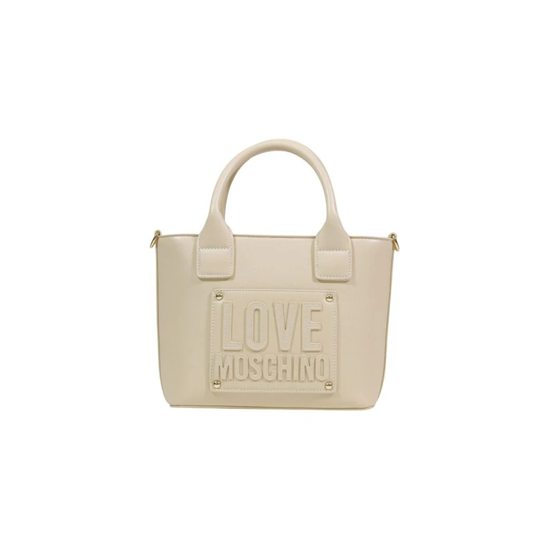 Love Moschino Cream Polyethylene Handbag Bag - Women (LOMO-18792000143)