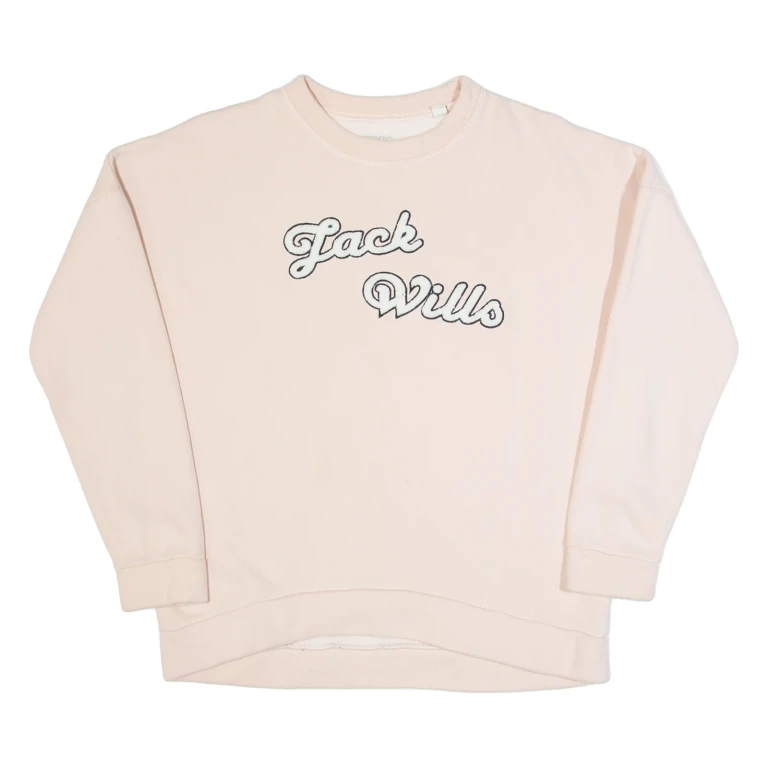 JACK WILLS Womens Sweatshirt Pink UK 6