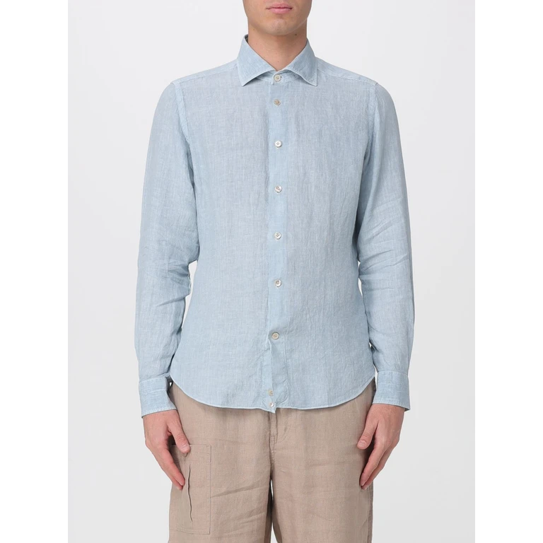Shirt Men color Gnawed Blue (M75CAMH11TET0I02608NN)