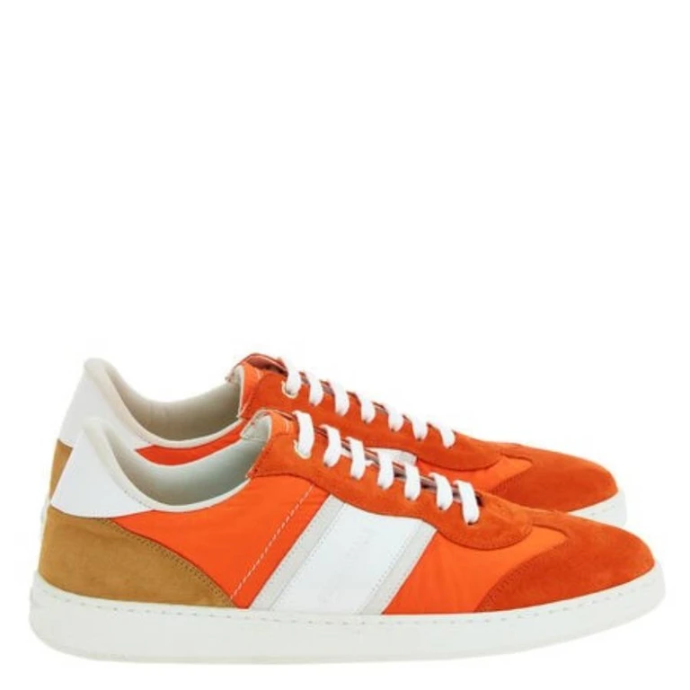 Ferragamo Signature Low-Top Sneakers, Size 9