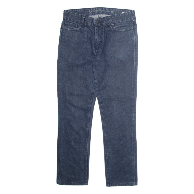 CALVIN KLEIN JEANS Mens Jeans Blue Slim Straight W29 L30